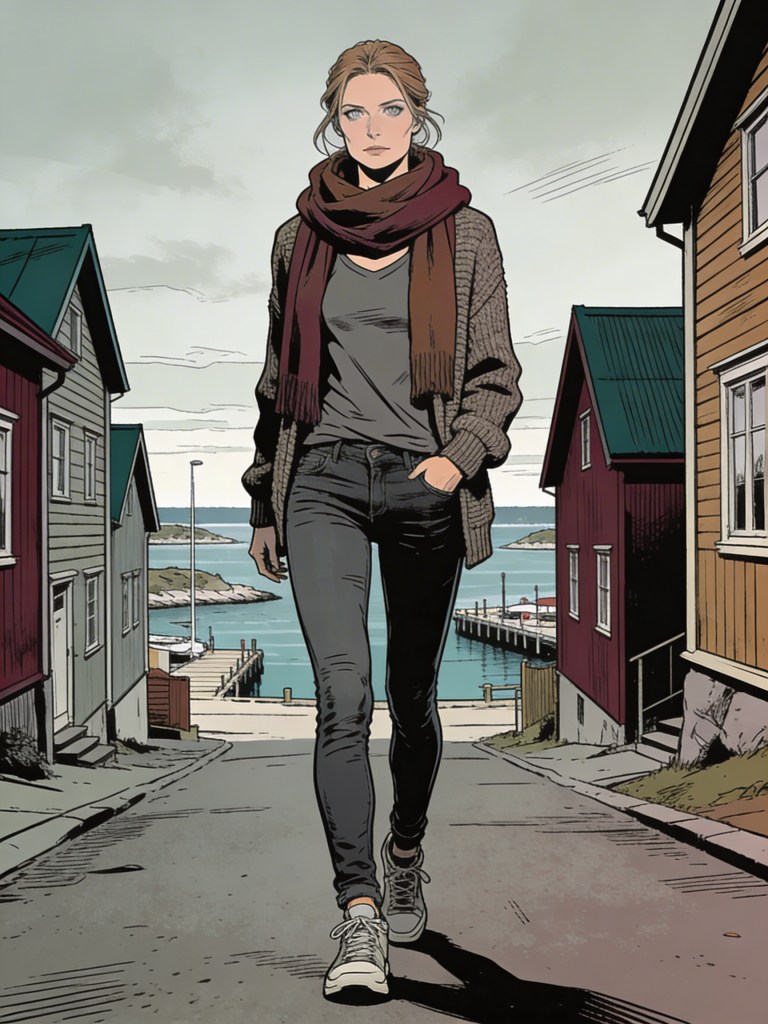 Sandi in her home Finland, making way to become a SUPO agent.