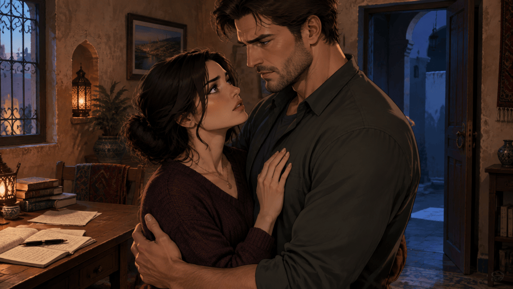 Wolfgang telling the writer that Mikhail is waiting for her. Quantum Gravity - Azad.